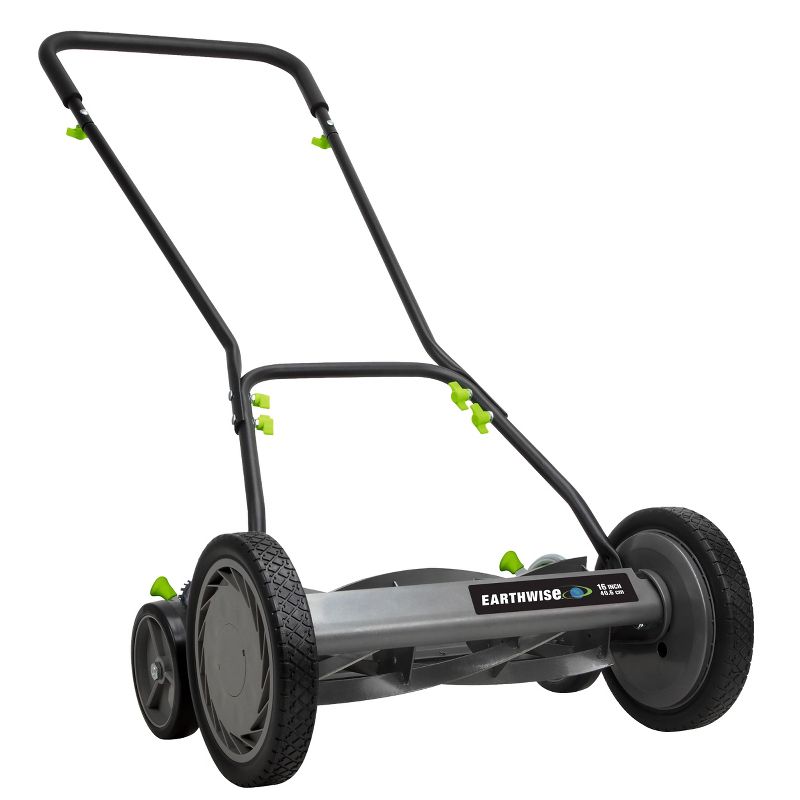 16" Reel Mower with Trailing Wheels - Earthwise