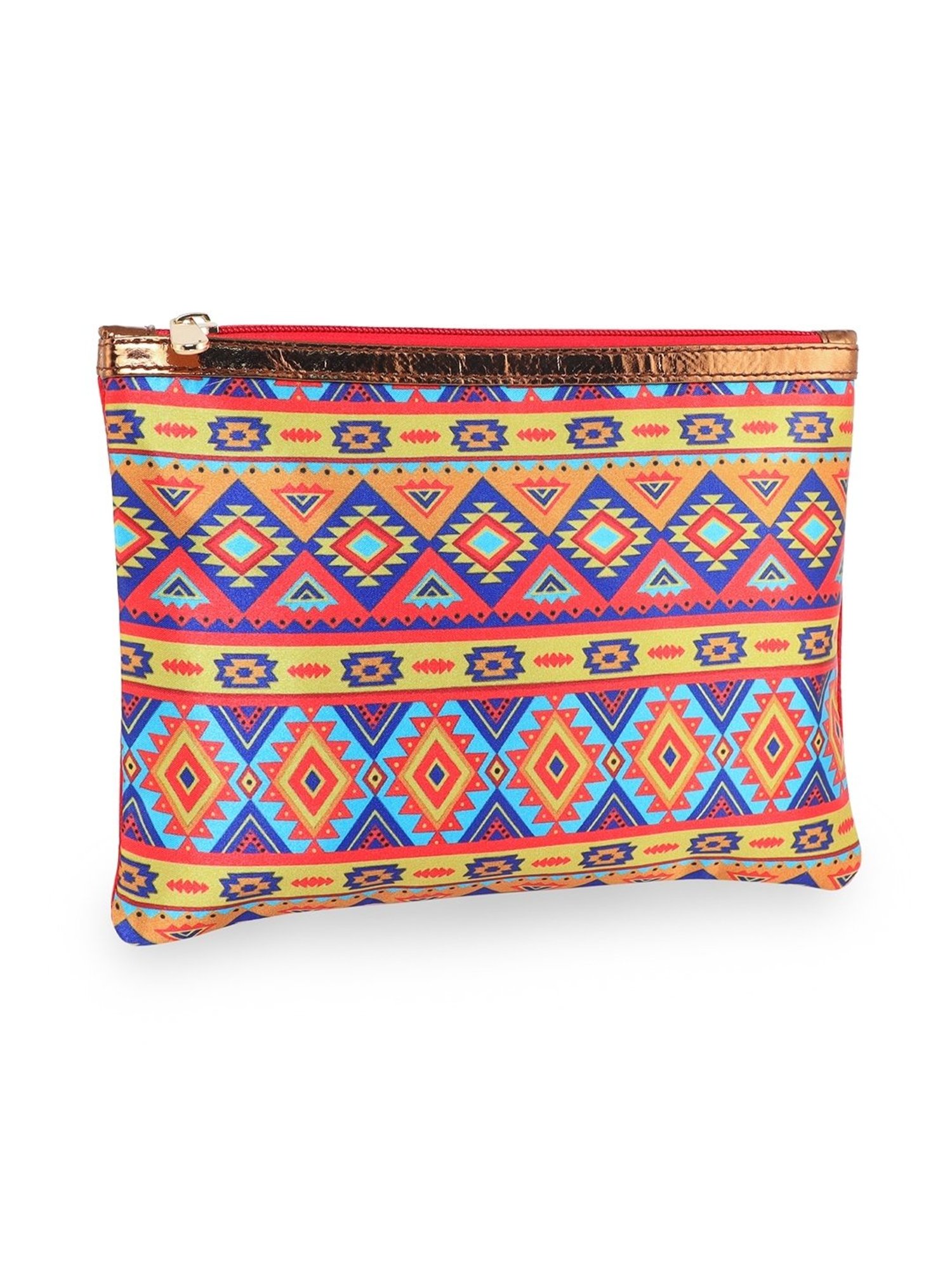 Sabhyata Aztec Multicolor Printed Small Pouch for Women