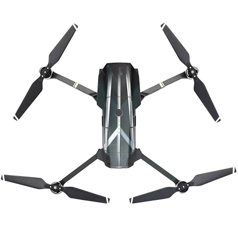 Exclusive Decoration Wrap Skin Decal Kit for Mavic Pro Quadcopter Drone Body Shell, DJI Mavic PRO Portable Collapsible Mini Racing Drone Water-resistant PVC Sticker