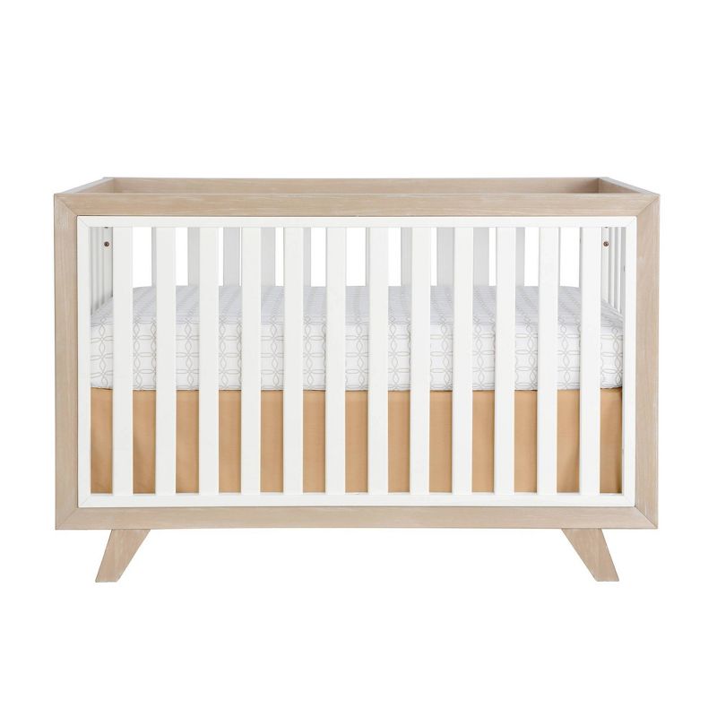 Karla Dubois Wooster Convertible 3-in-1 Crib - Two-Tone Almond