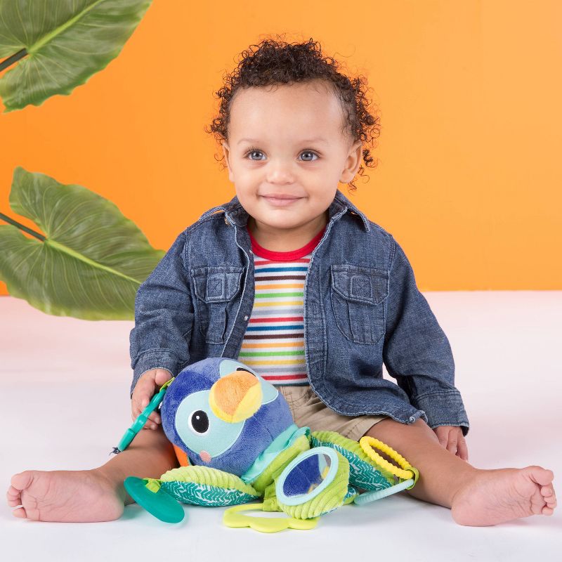 Bright Starts Twirly Whirly Octopus Easy Travel Toy