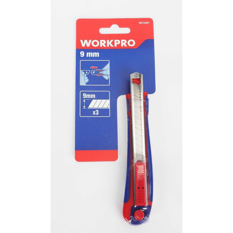 Workpro 9mm Plastic snap-off knife (W012007WE) 