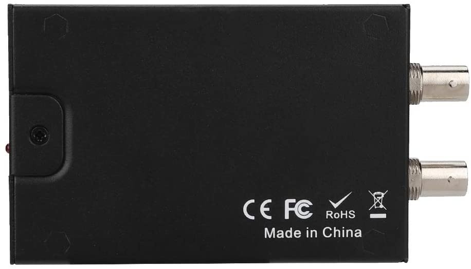 Bewinner SDI to HDMI+SDI Converter HD-SDI to HDMI 3G SDI to HDMI+SDI with Power Supply Adapter, Audio Embedder Support HD-SDI and 3G-SDI and Full HD 1080P 60Hz(Black)