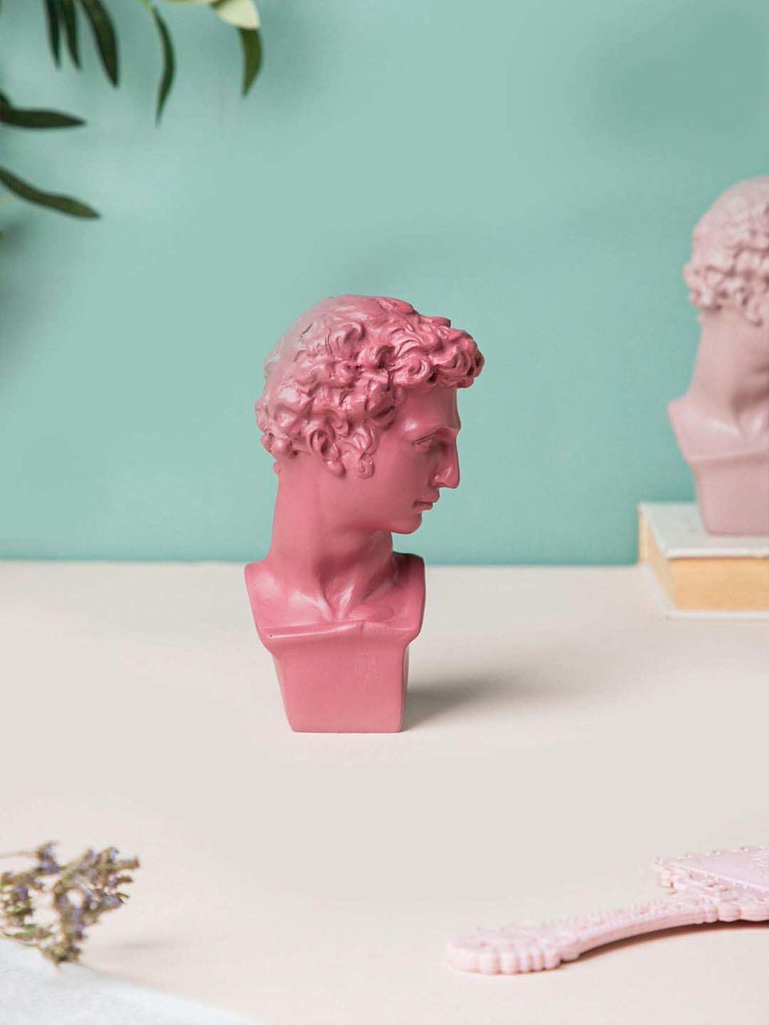 Nestasia Ancient Greek Sculpture Pink showpiece for Living Room & Bed Room|Perfect for Gifting
