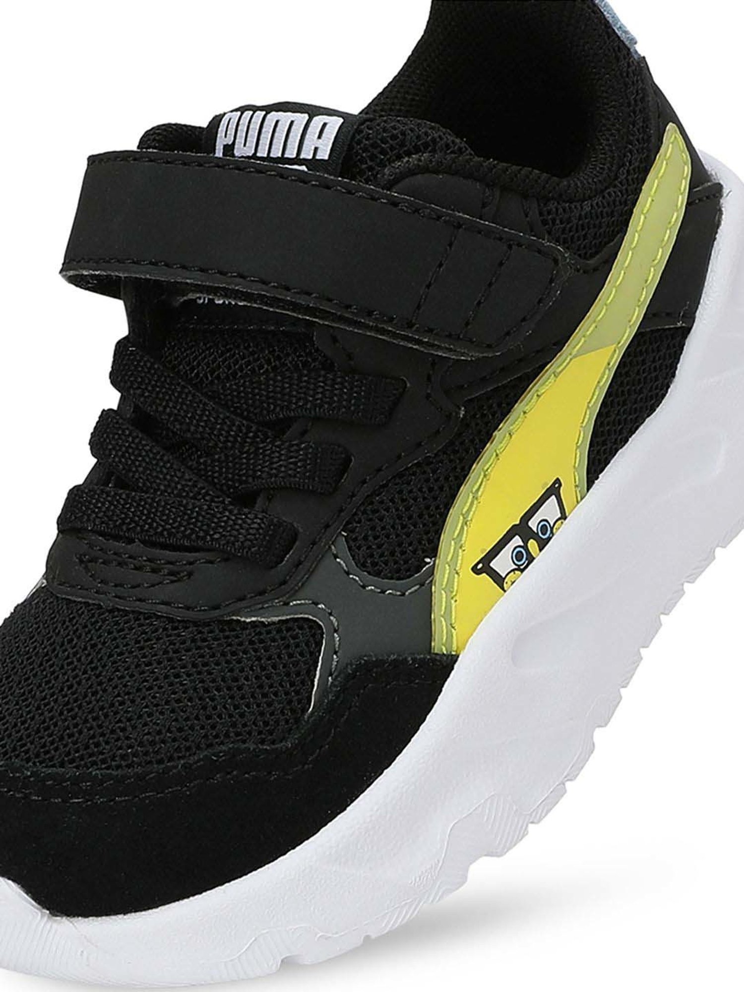 Baby Moo Kids Brown & White Velcro Shoes