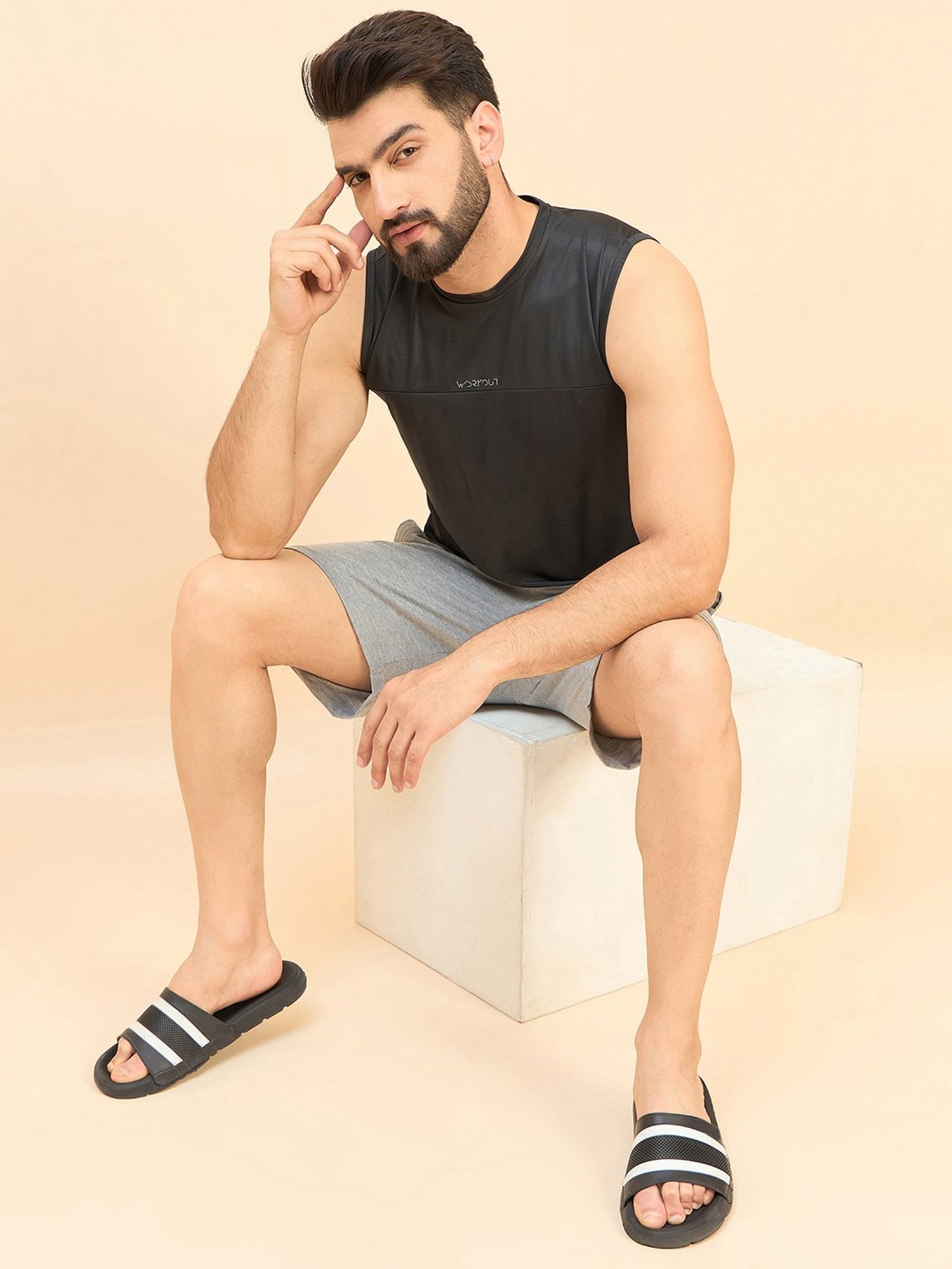 Sweet Dreams Dark Grey Regular Fit Crew T-Shirt