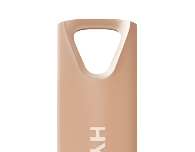 Hyundai Bravo Deluxe Keychain USB 2.0 Flash Drive 32GB Metal Rose Gold - U2BK/32GARG