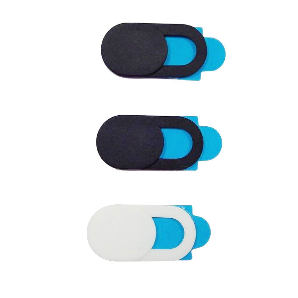 6x Webcam Cover Camera Privacy Slider Sticker for Phone Tablet 2Black+White