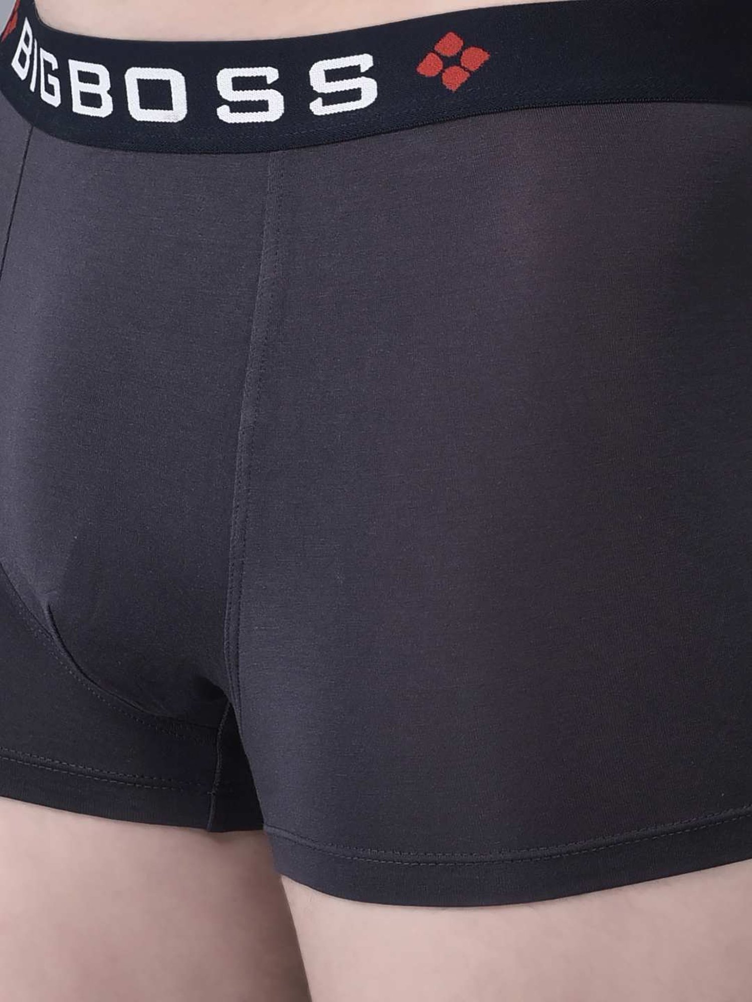 Dollar Bigboss Assorted Cotton Regular Fit Trunks - Pack Of 3