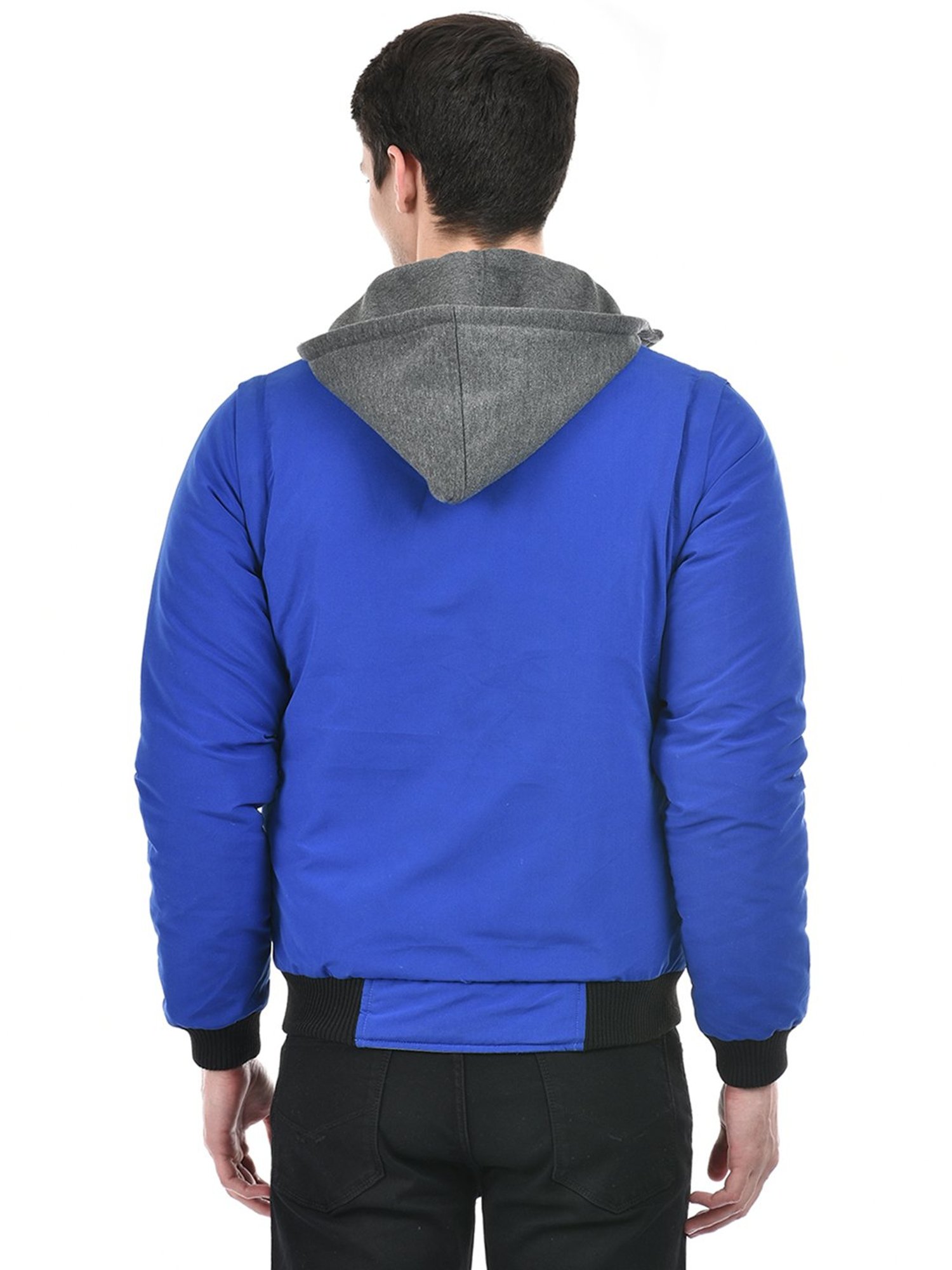 Lawman Pg3 Blue Regular Fit Reversible Jacket