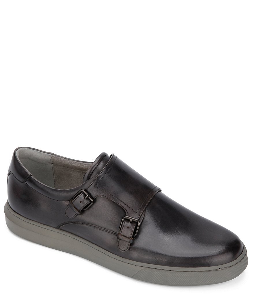 Kenneth Cole New York Men's Liam Leather Monk Strap Shoes