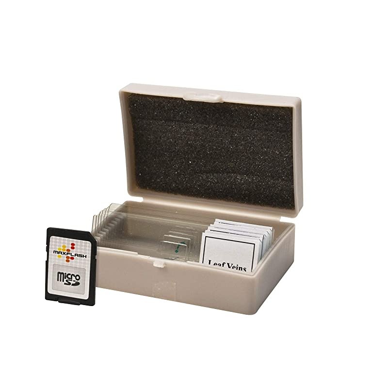 LCD Digital Microscope II Biological Microscope with a BuiltIn 5MP Digital Camera Adjustable Mechanical Stage Carrying Case and 1GB Micro SD Card