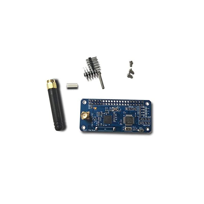 MMDVM Hotspot Spot Radio Station Antenna + MMDVM Expansion Board Support P25 DMR YSF DStar UHF VHF WiFi Digital Voice Modem Suitable for Raspberry PiZero W Pi 3 Pi 3B+