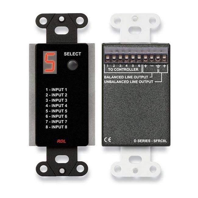 Audio Selector for SourceFlex Distributed Audio System/Black