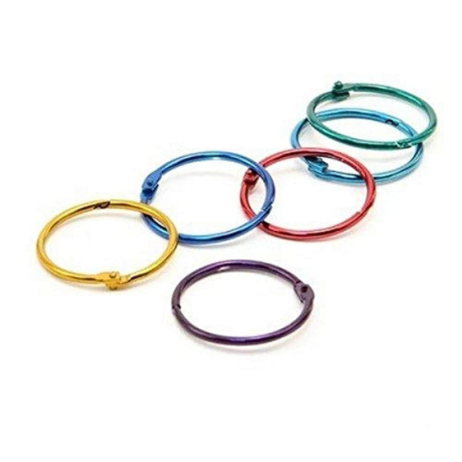 Hygloss Products, Inc Book Rings, 2 inch, Assorted Colors