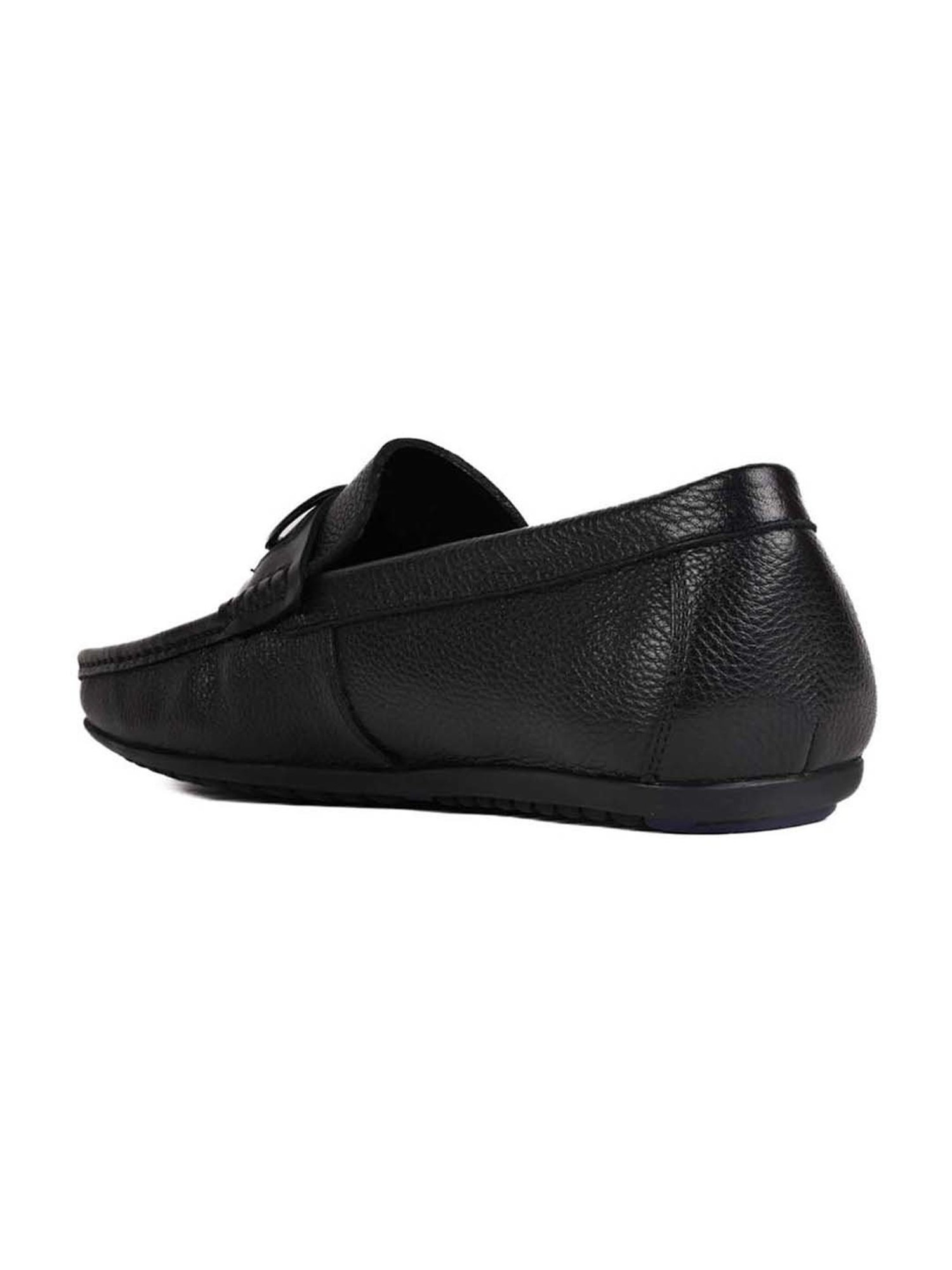 Cobblerz Men's Black Casual Loafers