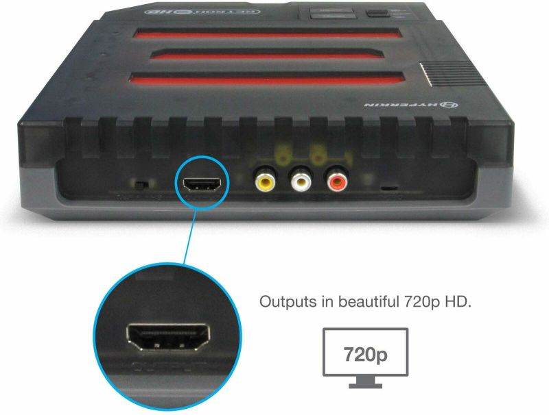 Hyperkin RetroN 3 HD 3-in-1 Retro Gaming Console for NES, Super Famicom, and Genesis/ Mega Drive (Space Black) - Sega Ge
