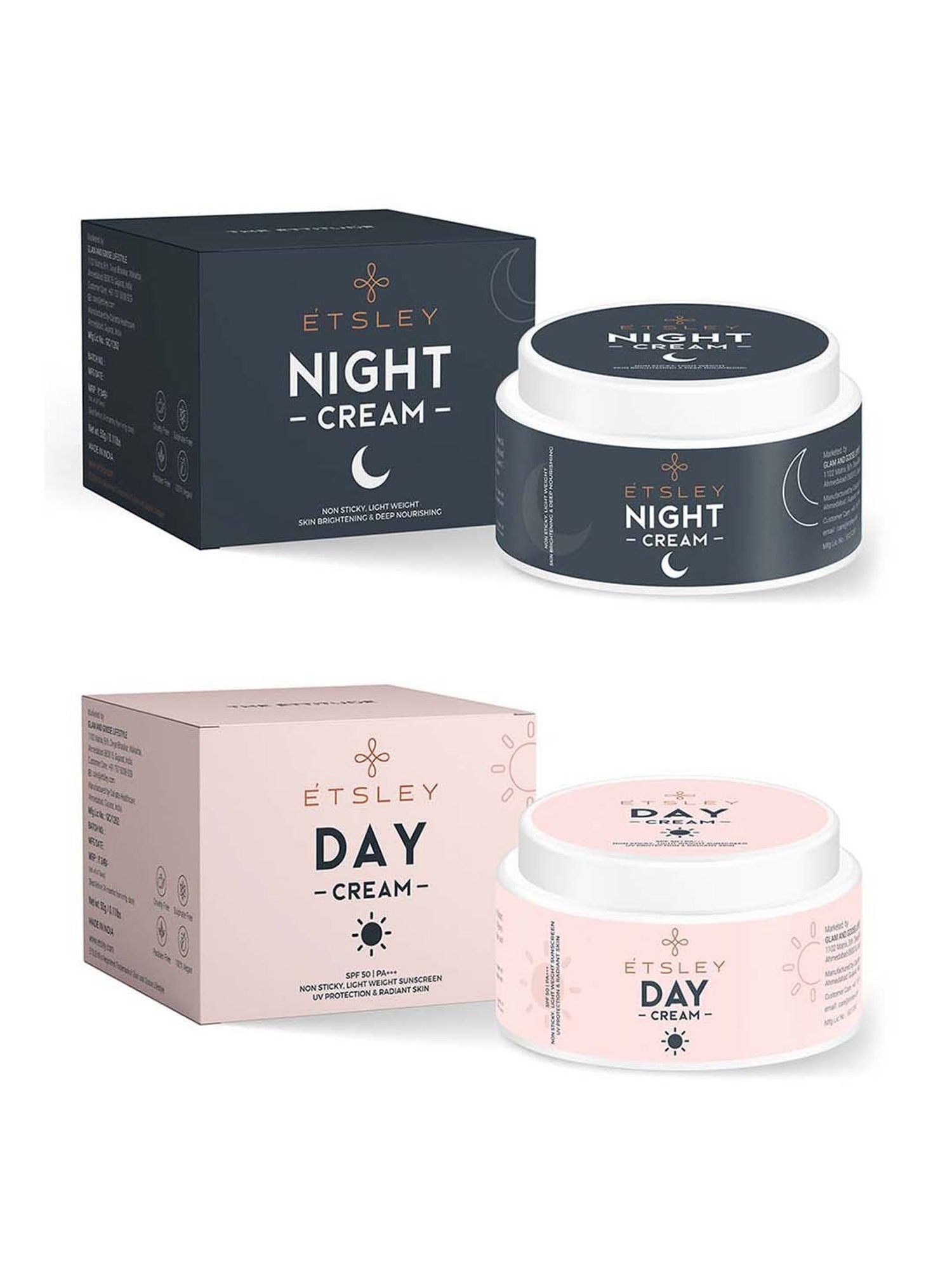 ETSLEY Day & Night Cream Combo
