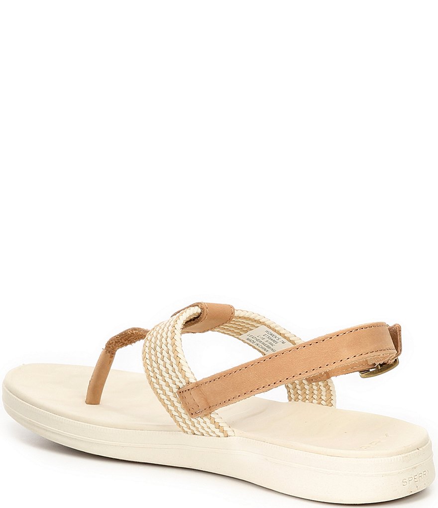 Sperry Adriatic Leather Thong Sling Sandals