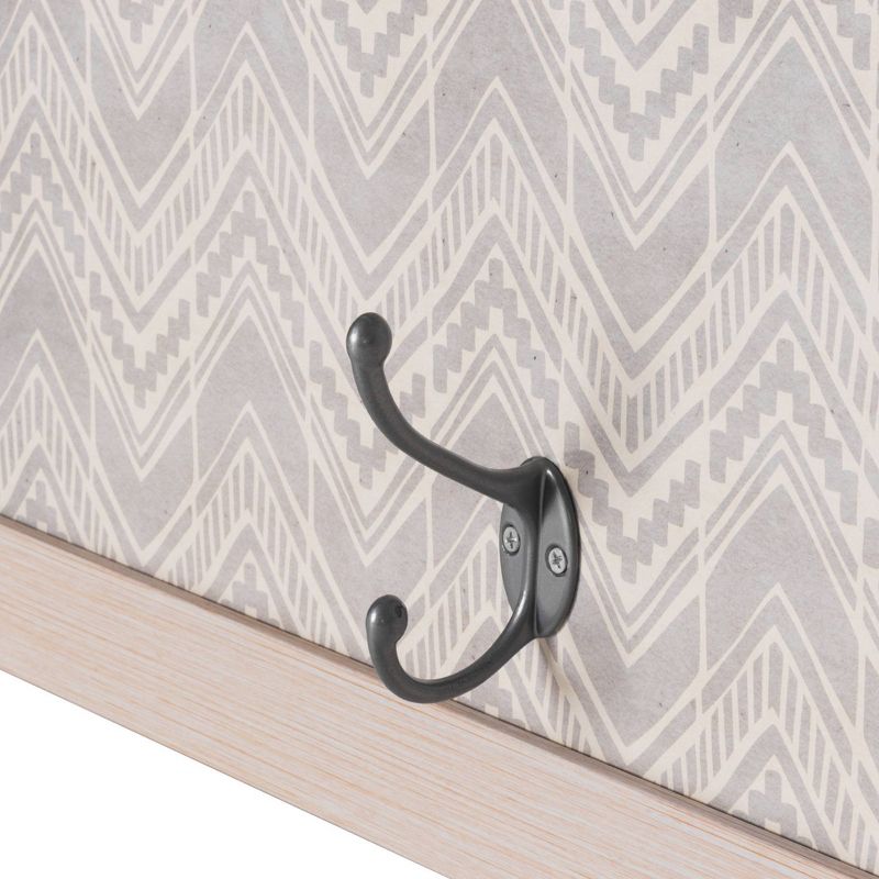 5 Hook Home Sweet Home Framed Coat Rack - Crystal Art Gallery