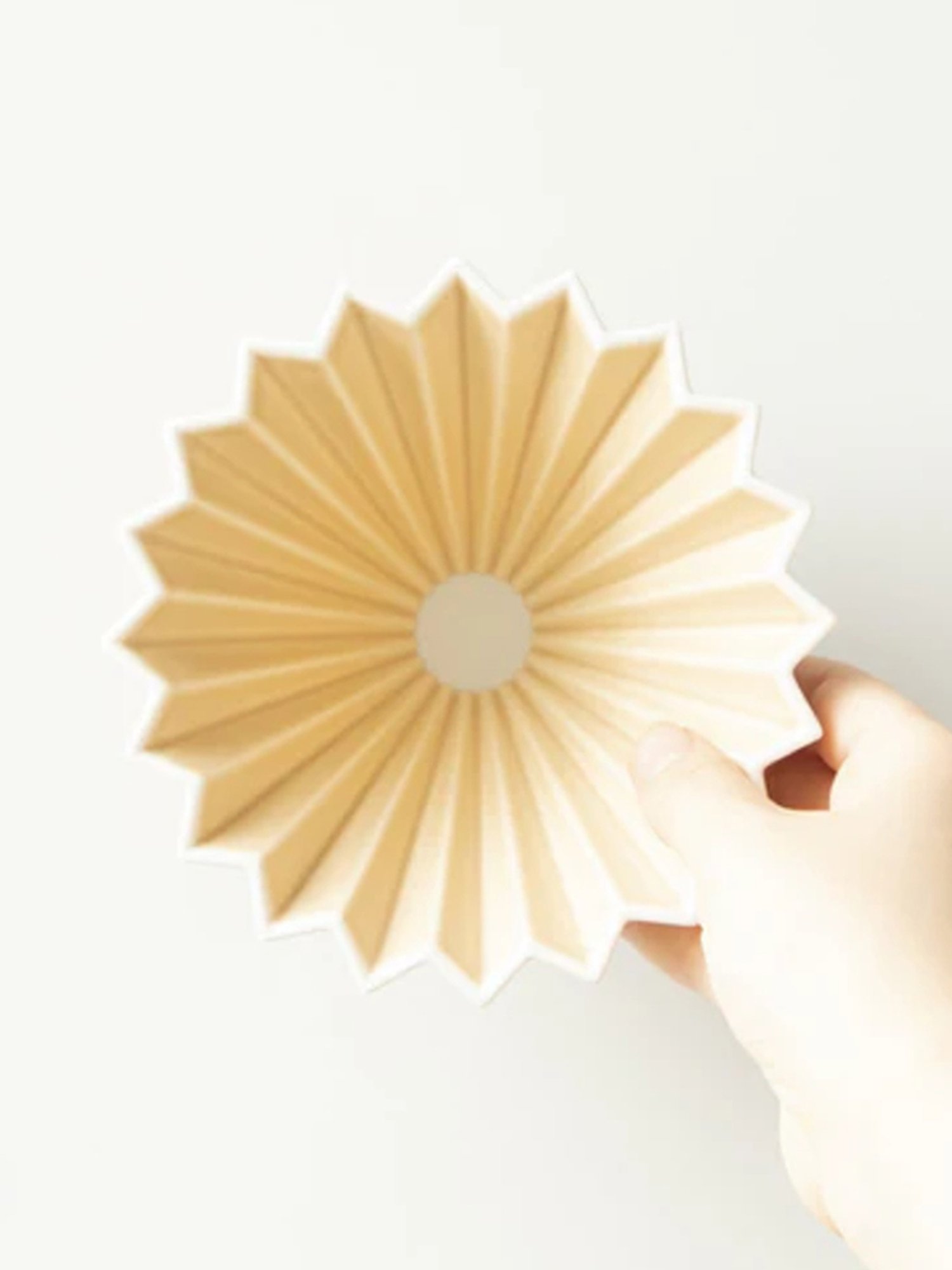 ORIGAMI Coffee Dripper Medium (Beige)