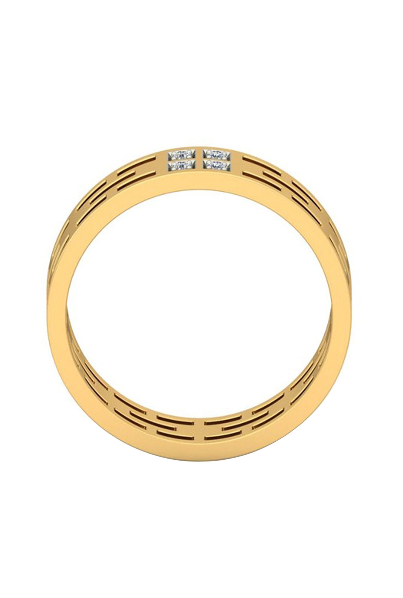 Sri Jagdamba Pearls Hunter 18 kt Gold & Diamond Ring