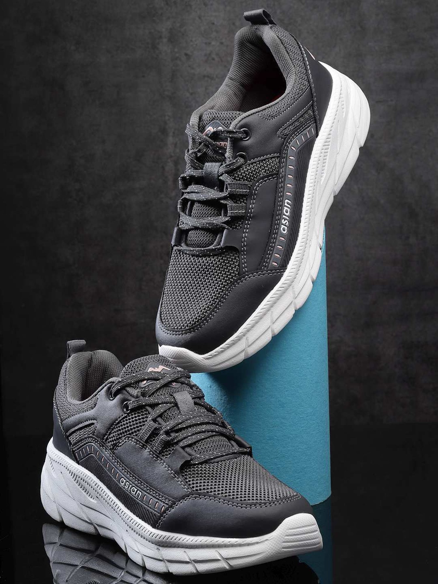 Asian Women's Grey Running Shoes