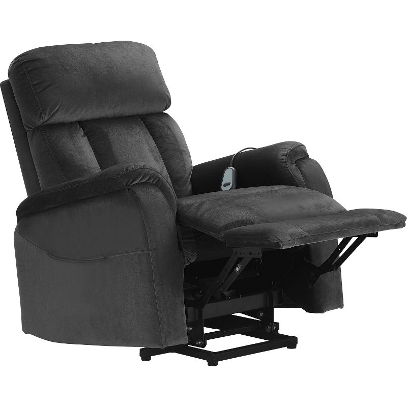 Samson Power Lift Recliner Chair Dark Gray - ClickDecor