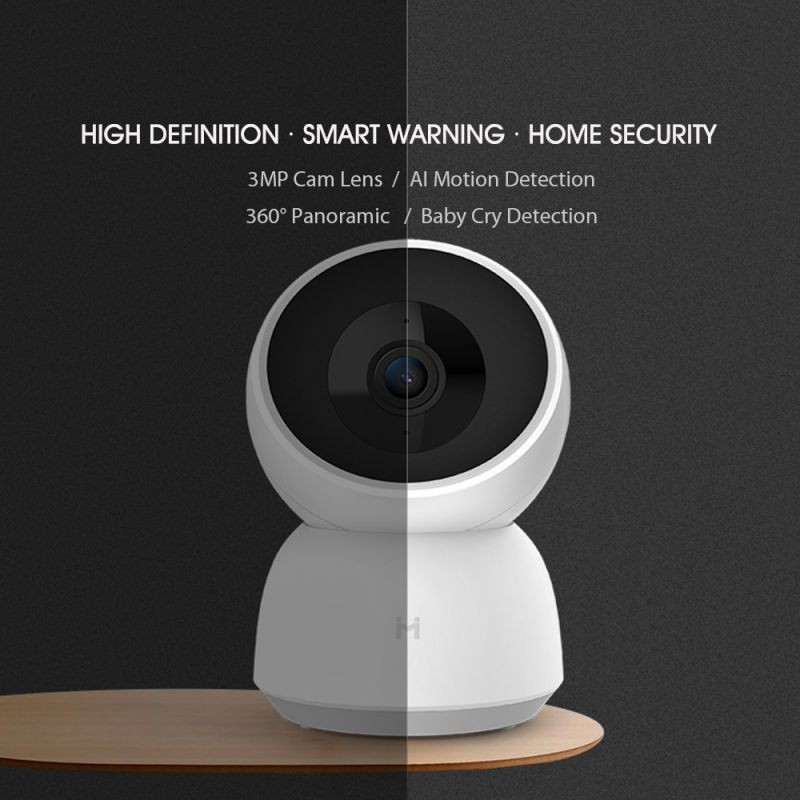 Global Version Xiaomi IMILAB A1 Baby Monitor IP Camera 360&deg; Panoramic Wireless Smart Security Camera AI Motion Detection Night Vision H.256 Full Color Home Security Device CMSXJ19E