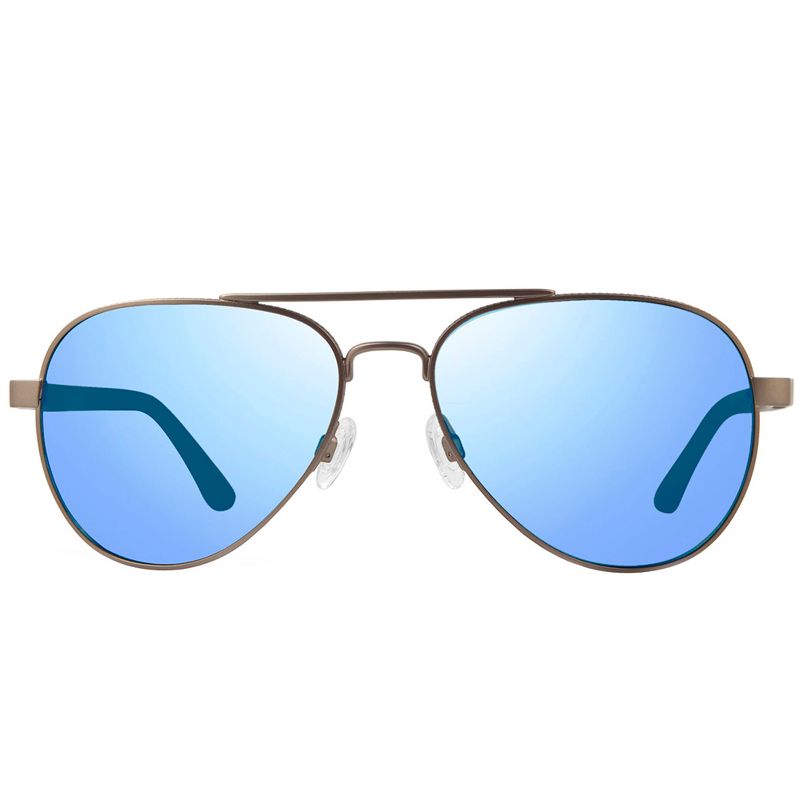 Revo Raconteur RE 1011 00 BL Unisex Aviator Polarized Sunglasses Gunmetal 58mm