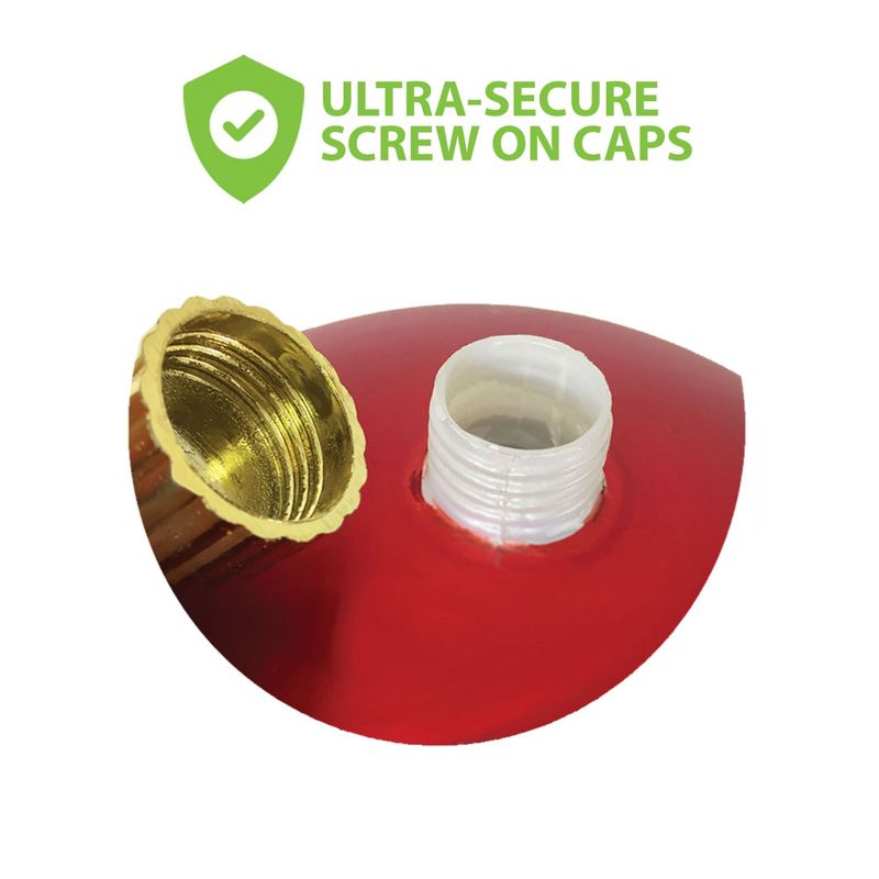 Christmas by Krebs Glitter Light Blue Shatterproof Christmas Ball Ornament 8" (200mm)