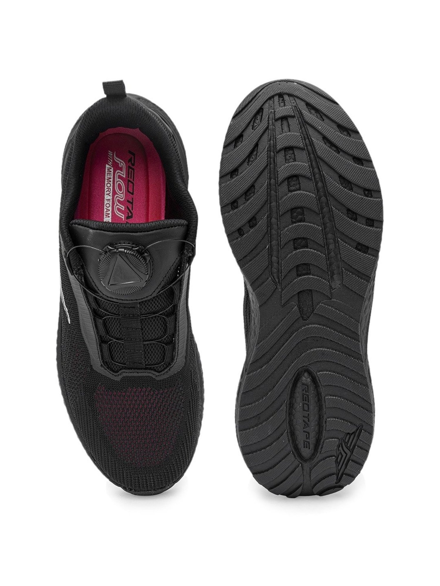 Red Tape Women's Black Running Shoes