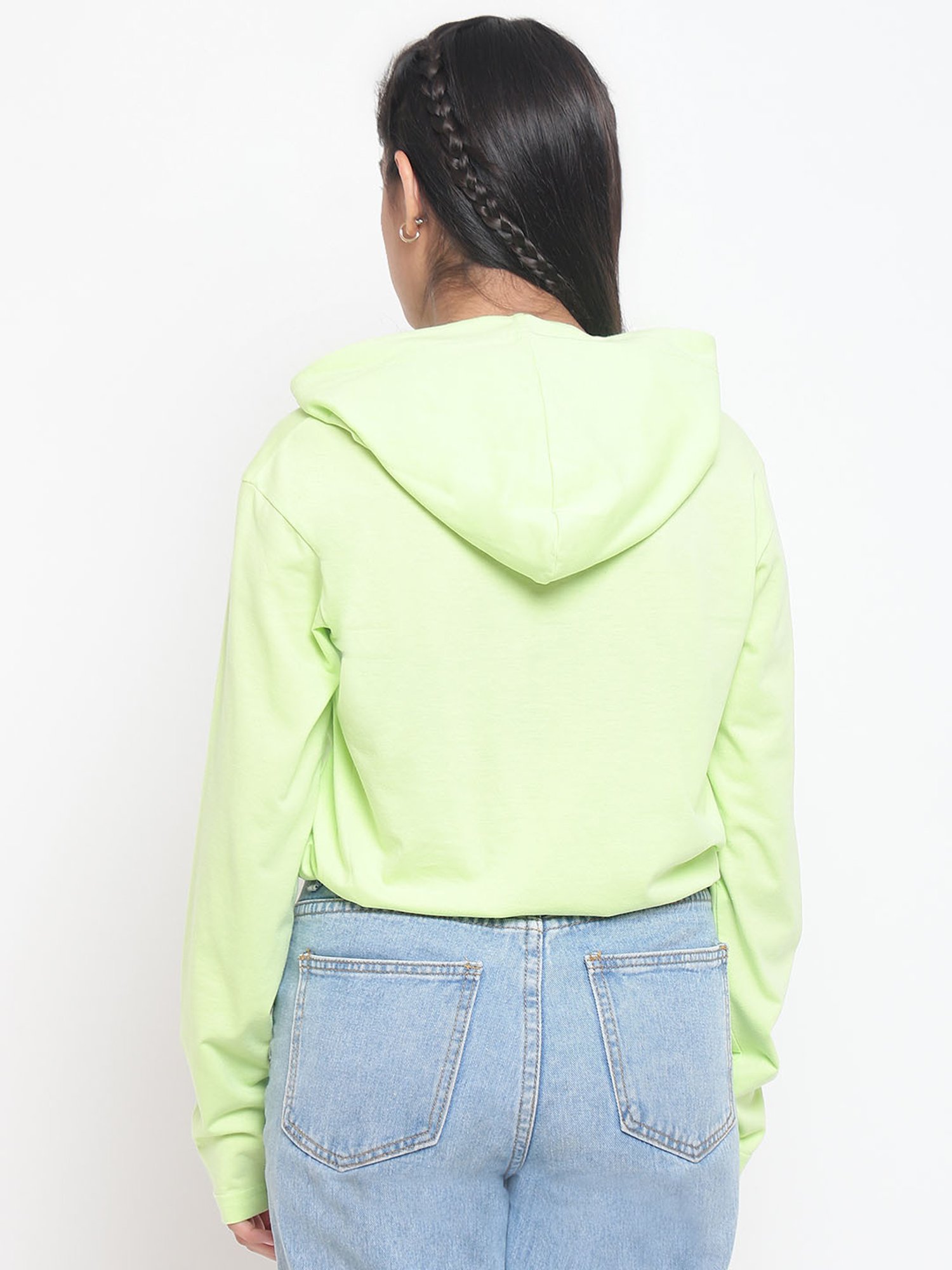 Lil Tomatoes Kids Green Printed Full Sleeves Top