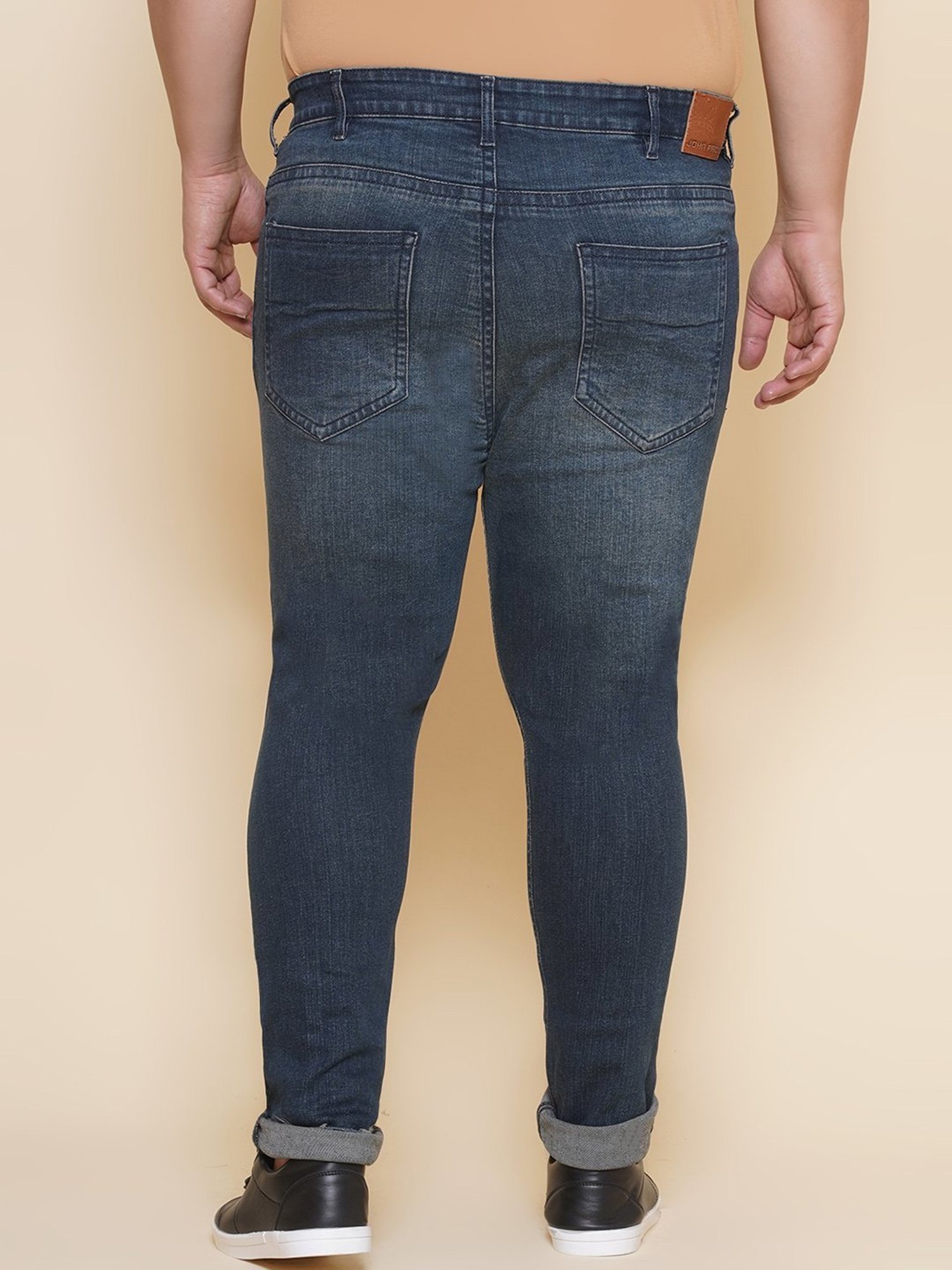 John Pride Blue Regular Fit Jeans