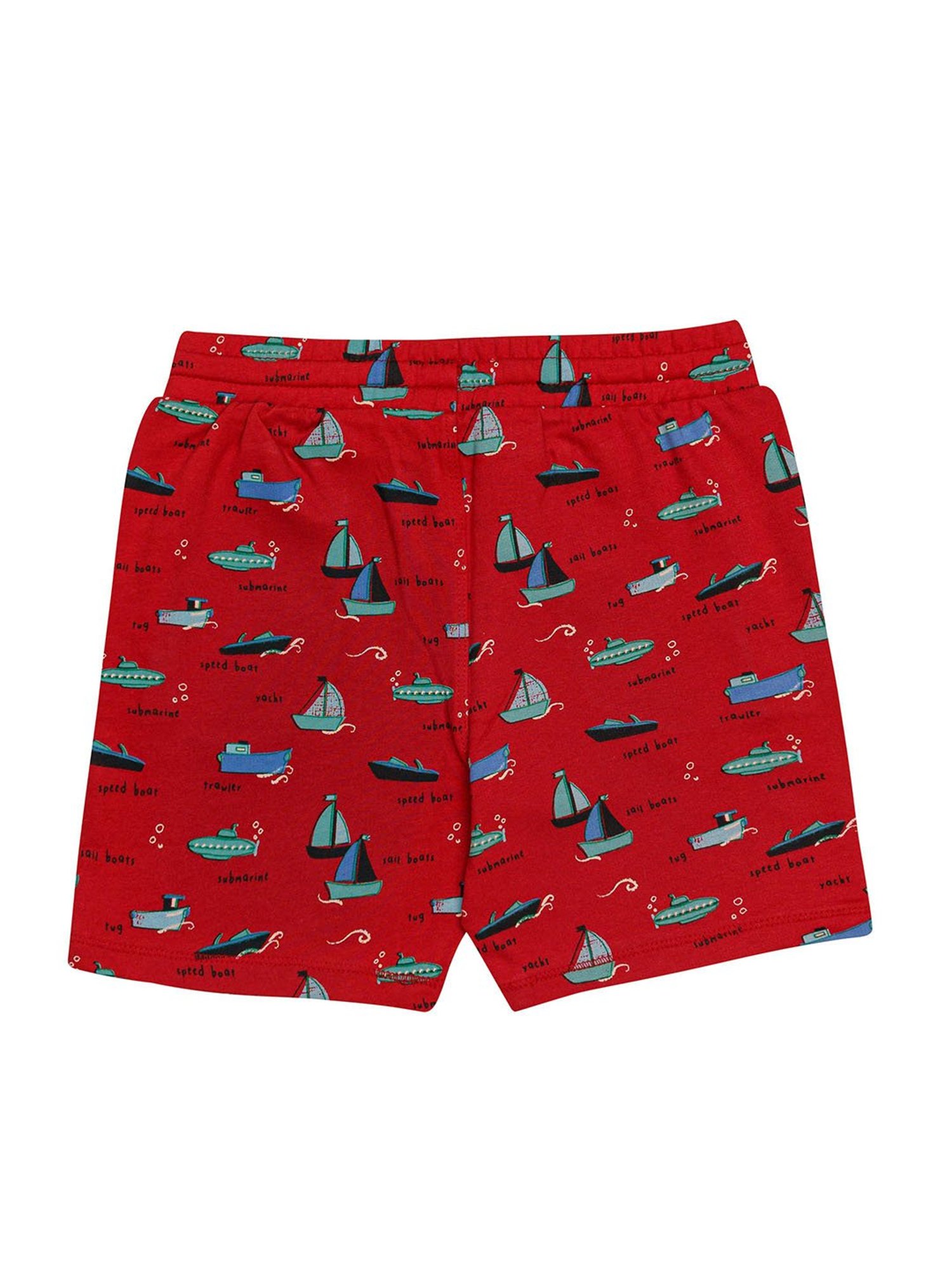 H by Hamleys Boys Red Printed Shorts