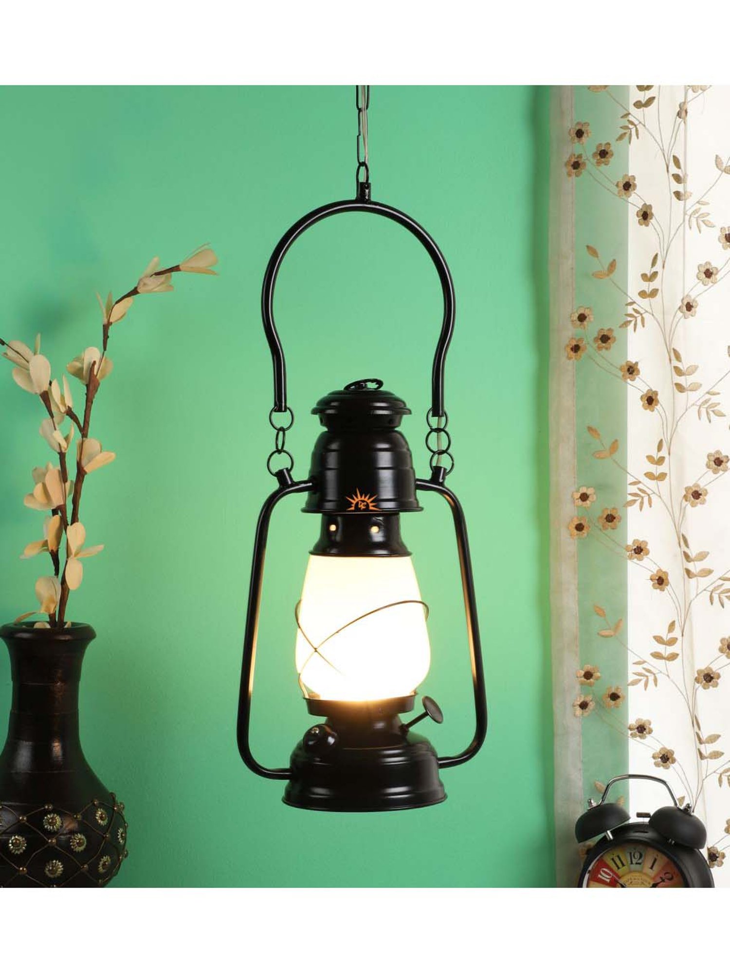 DecorativeRay Black Hanging Light - Set of 1