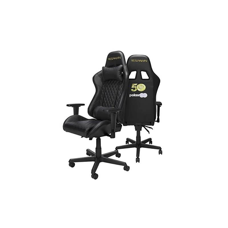 100 Racing Style Gaming Chair, in Black (RSP-100-BLK)