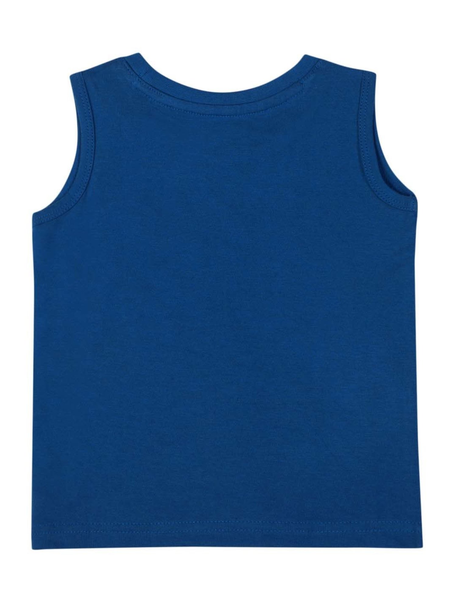 Bodycare Kids True Navy & Grey Cotton Printed T-Shirt Set