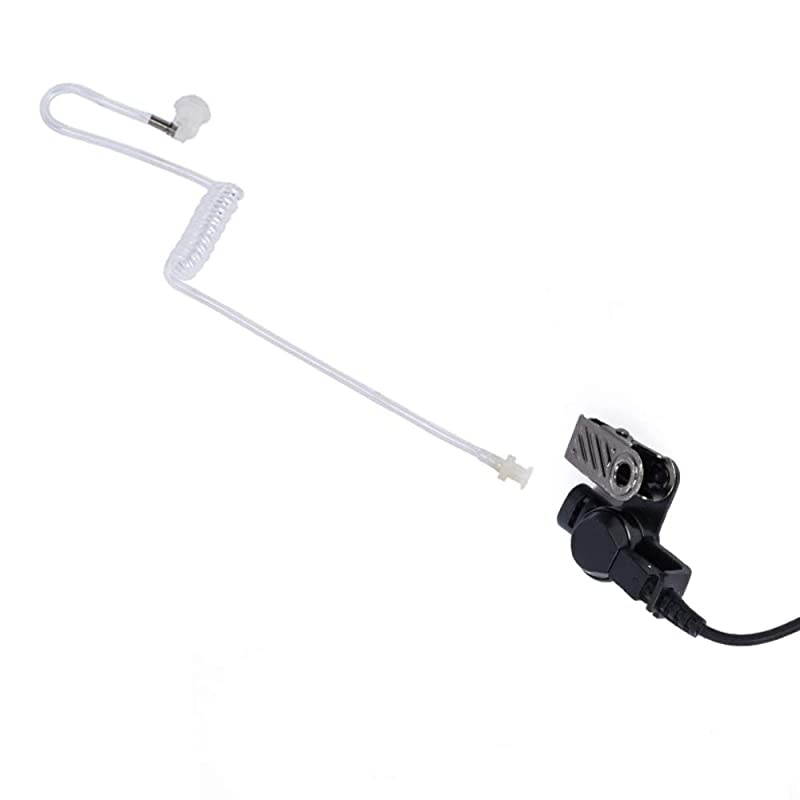 Covert Acoustic Tube Two Wire Earpiece Headset Mic Waterproof PTT for Motorola Radio XPR3500 XPR3000 XPR3300 XPR3300e XPR3500e walkie Talkie