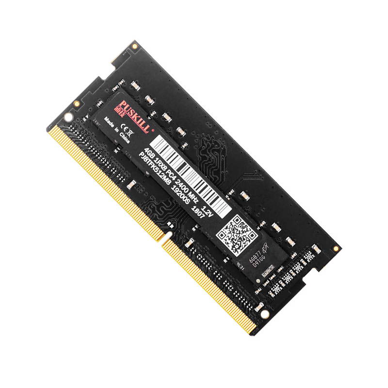 PUSKILL DDR3 1600MHz SODIMM RAM PC3-12800 4G 1.35V CL11 204 Pin Support ECC Unbuffered Laptop Memory Notebook RAM Module for Mac Intel and AMD System