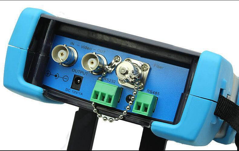 3.5" LCD CCTV Tester for IP & Analog camera testing with function of PTZ, UTP Cable Test, POE Test,TDR and Optical fiber power meter