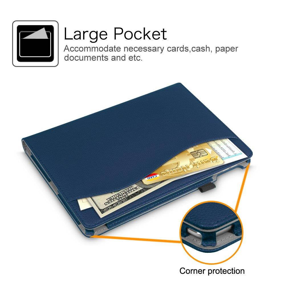 Fintie iPad 2/3/4 Case [Corner Protection] - [Multi-Angle Viewing] Folio Smart Stand Cover with Pocket, Auto Sleep/Wake for Apple iPad 2, iPad 3 & iPad 4th Gen with Retina Display, Navy