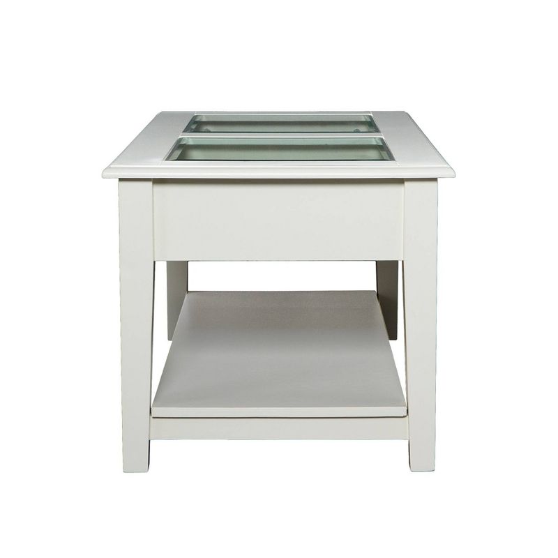 Pacific Cocktail Table White - Aiden Lane