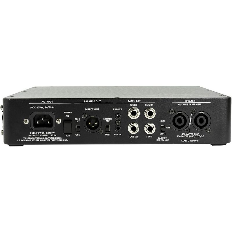 Gallien-Krueger Legacy 800 800W Bass Amp Head Black