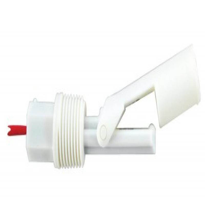Gems Sensors 140620 Nylon Float Small Size Type 5 External Mounting Single Point Level Switch, 11/16" Diameter, 1/2" NPT Male