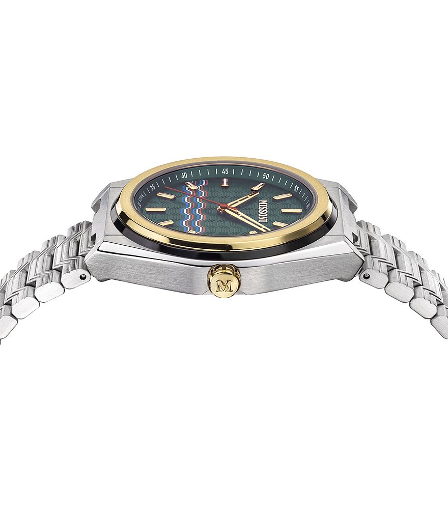 Missoni Mens 331 Tempo Stainless Steel Watch