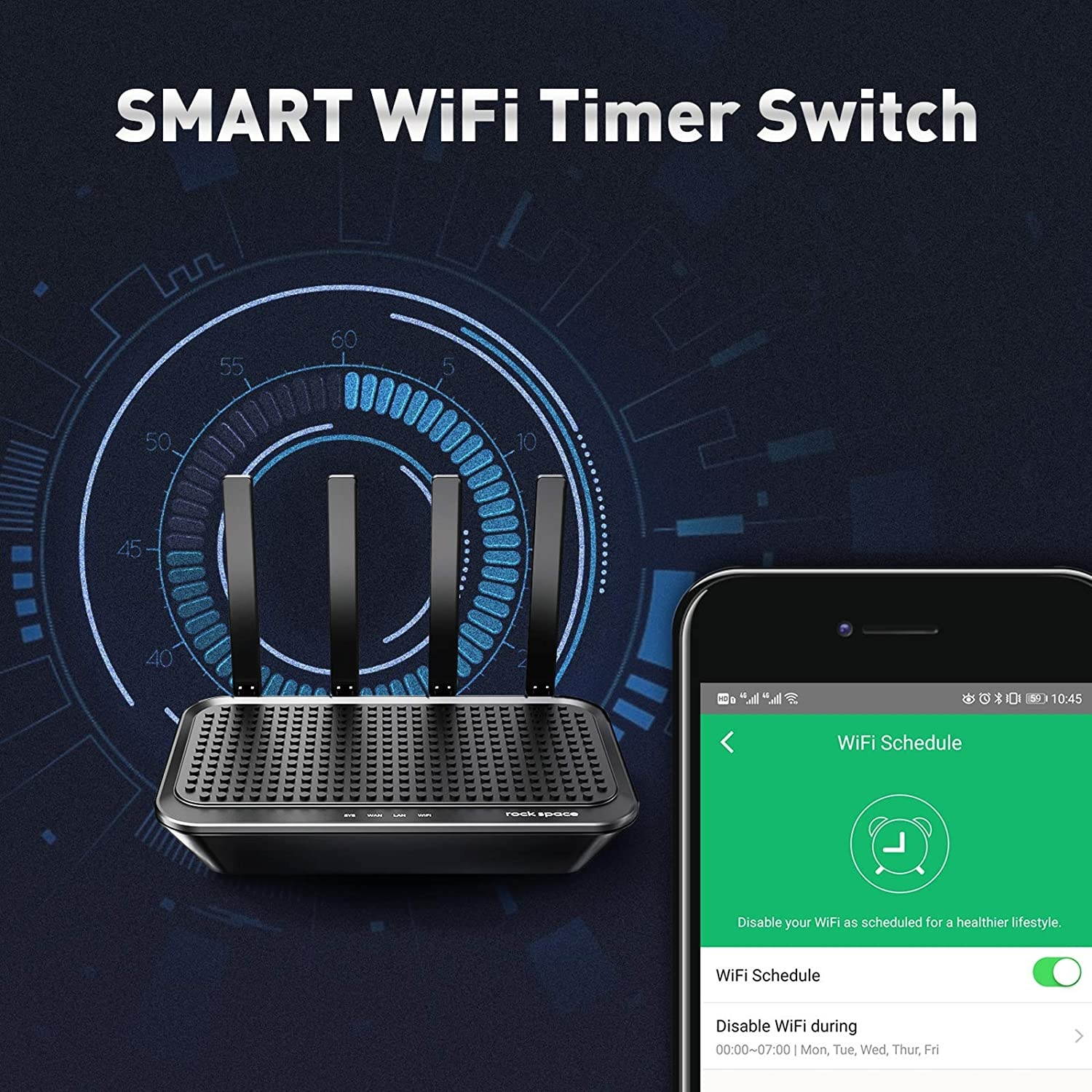 WiFi Router-Router AC2100 Router Wireless Router Dual-Band Smart WiFi Router Computer Router Wireless Router Gaming Support MU-MIMO&Beamforming One SSID Simple Setup&APP Control