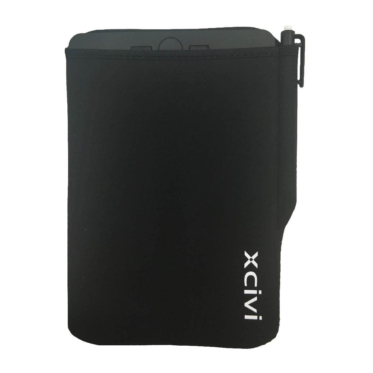 Neoprene Sleeve Case for Boogie Board Blackboard Note 9-inch LCD eWriter, 8.5x7.25 Size (Black)