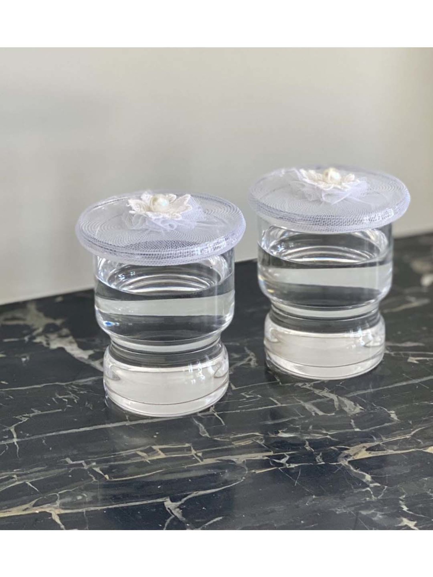 Mason Home White Mesh Glass Cover (Set of 6)