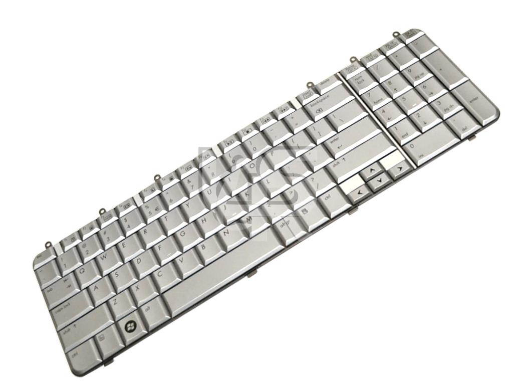 Loreso Compatible Laptop Keyboard Replacement For HP Pavilion DV7-1000 DV7-1100 DV7-1200 506120-001 506121-001 483275-001 LKB-HC27S - Silver/Small Enter key
